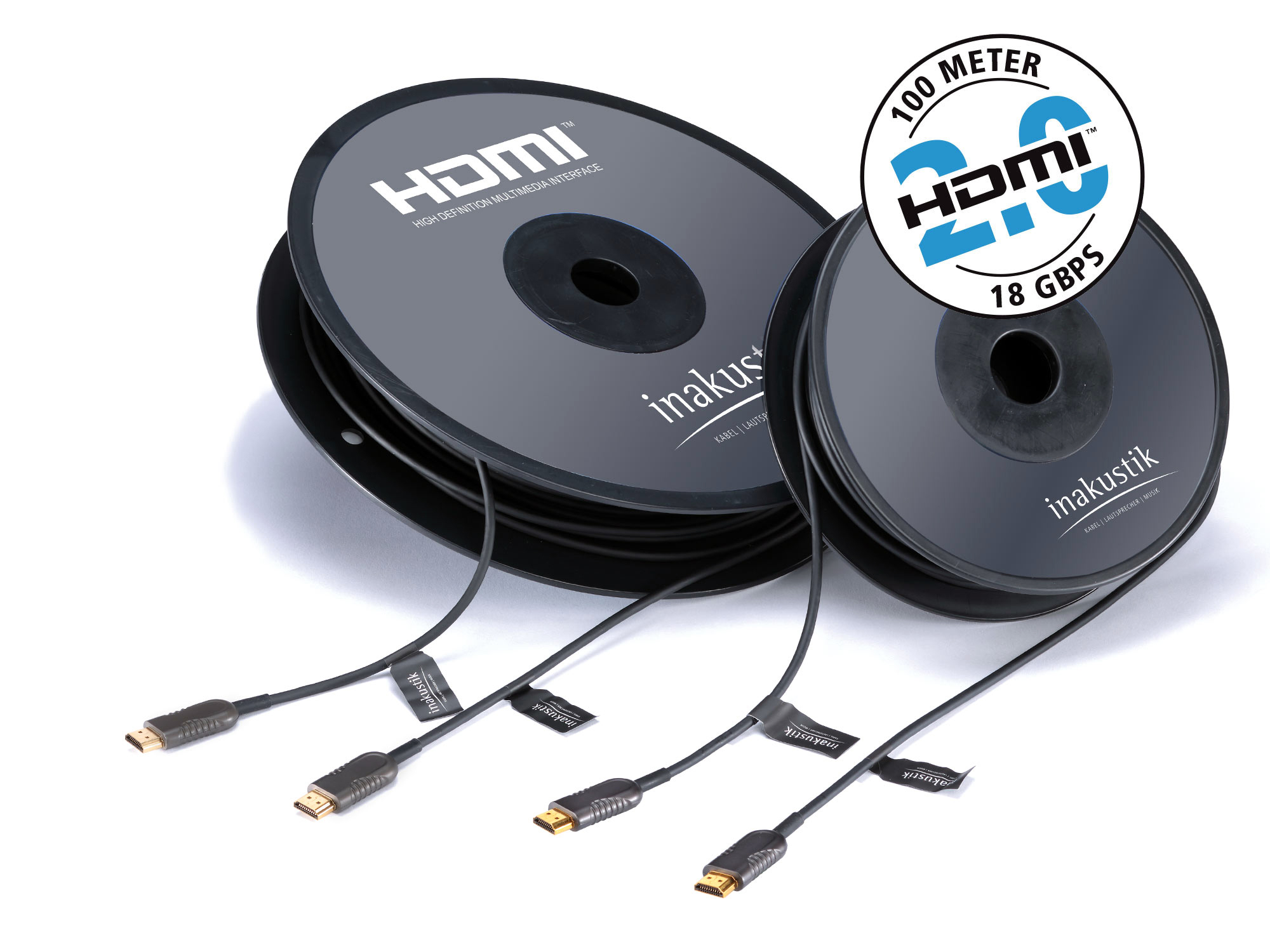 inakustik High Speed HDMI 2.0 Optical Fiber Cable 100 м. Интернет