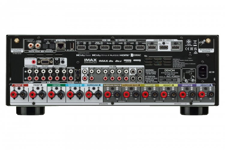 9.4-канальный 8K AV-ресивер Denon AVC-X3900H