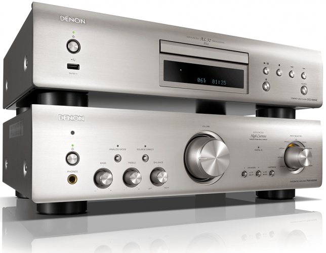 Denon DCD-800NE (Premium Silver) с усилителем