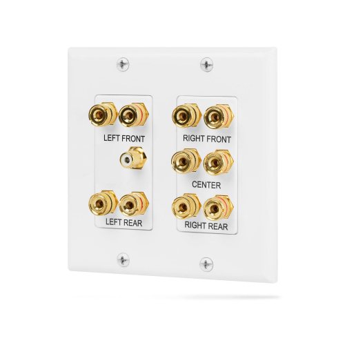 Fosmon 5.1 2 Gang Wall Plate