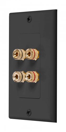 Акустическая розетка Fosmon Wall Plate - 2 Speakers BL