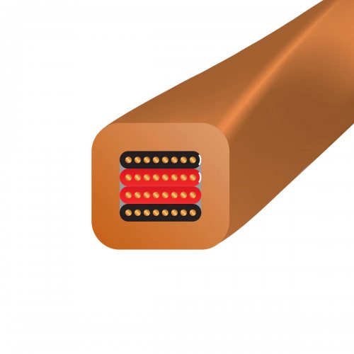 Пара готовых акустических кабелей с разъёмами Wireworld Mini Eclipse 10 (2.0m)