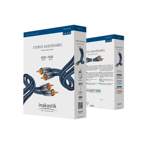 inakustik Premium Audio Cable RCA 1,5 m Межблочный аудио кабель