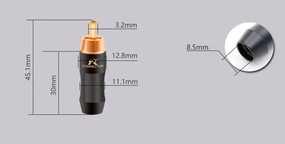 RCA-разъем Pailiccs RCA N1016