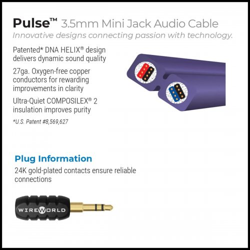 Кабель Mini Jack - RCA Wireworld Pulse Mini Jack - 2 RCA