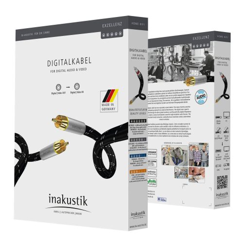 inakustik Exzellenz Digital Coax 0.75 m Цифровой аудио кабель
