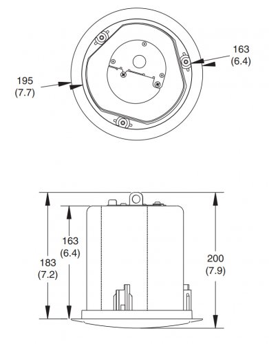 Размеры JBL Professional Control 24CT