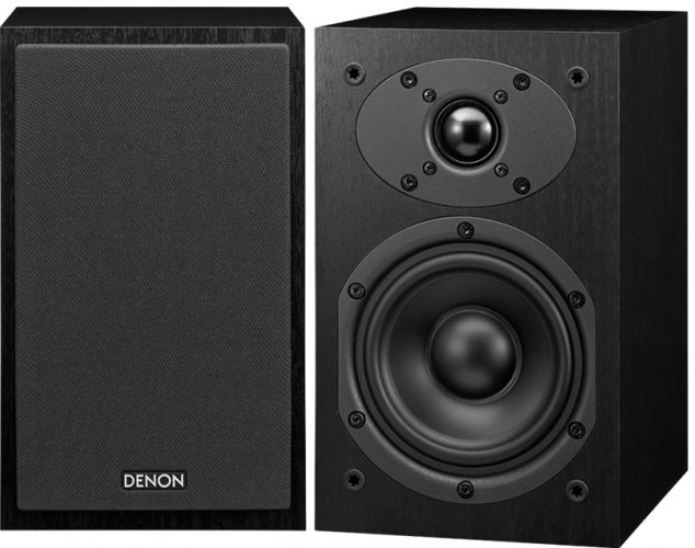 Denon D-M41 (Black) колонки чёрного цвета