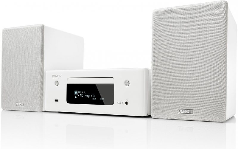 Denon RCD-N10 (White) с колонками