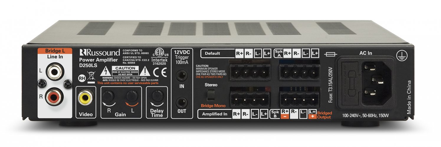 2-канальный цифровой усилитель Russound D250LS
