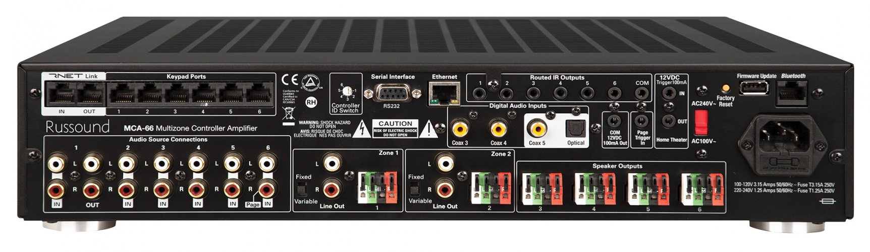 Аудио контроллер-усилитель Russound MCA-66i