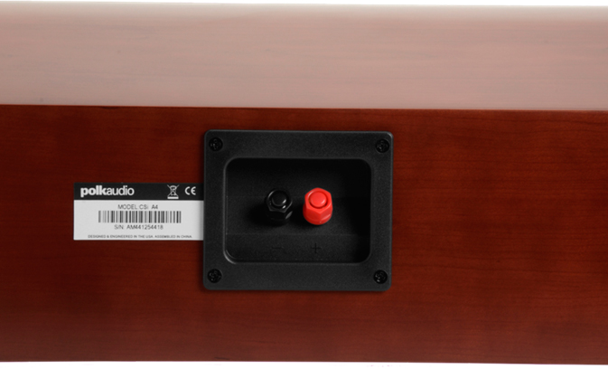 Polk Audio CSiA4 (Cherry) акустические разъёмы