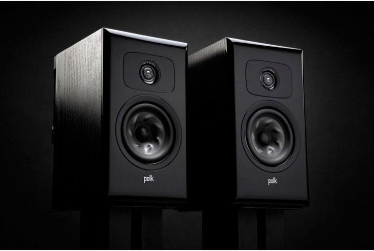 Polk Audio L100 (Black Ash) на напольных стойках