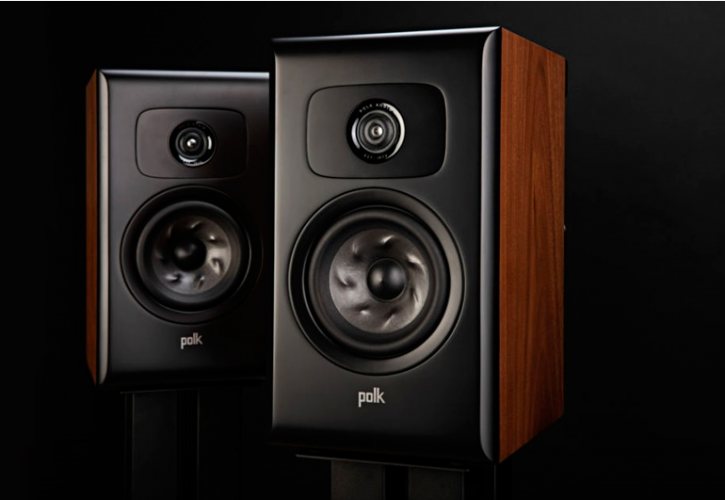 Polk Audio L100 (Brown Walnut) на напольной стойке пара