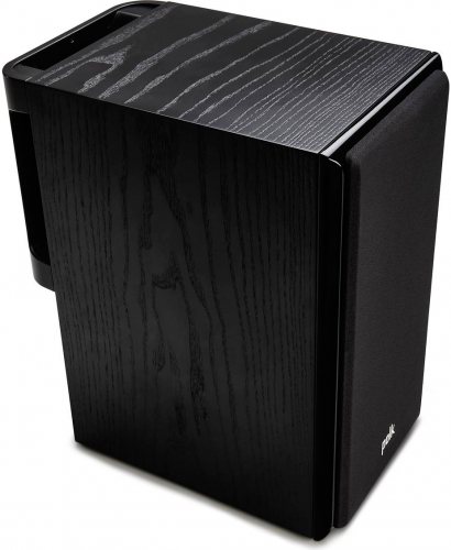 Polk Audio L200 (Black Ash) вид сбоку с решёткой