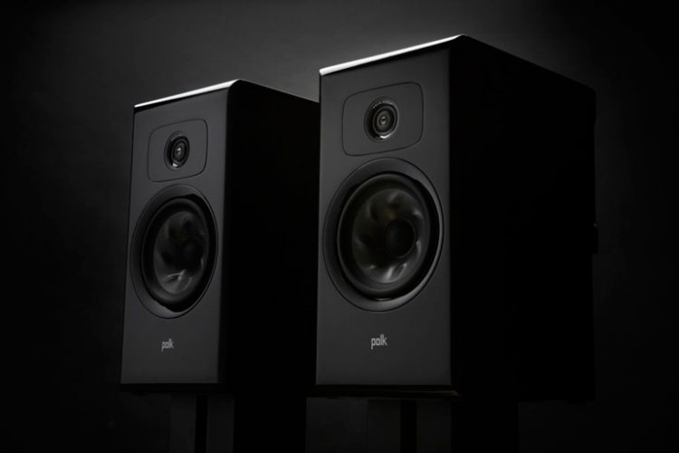 Polk Audio L200 (Black Ash) на напольных стойках