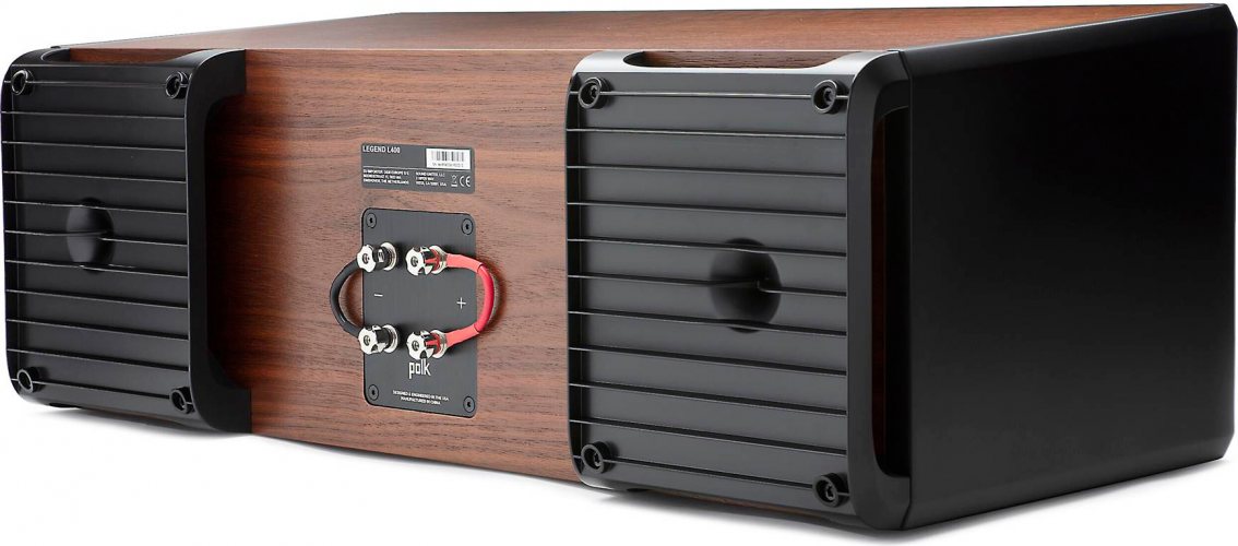 Polk Audio L400 (Brown Walnut) задняя панель