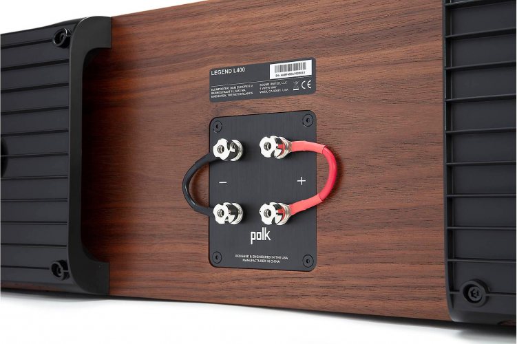 Polk Audio L400 (Brown Walnut) акустические разъёмы