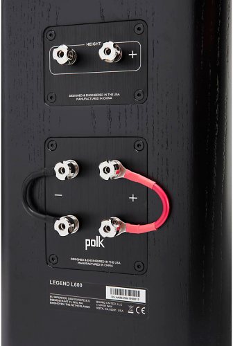 Polk Audio L600 (Black Ash) акустические разъёмы