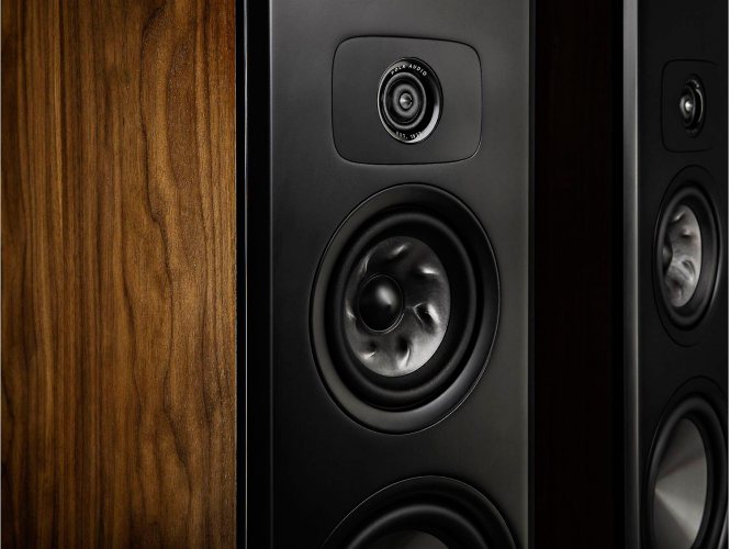 Polk Audio L600 (Brown Walnut) пара вид сбоку