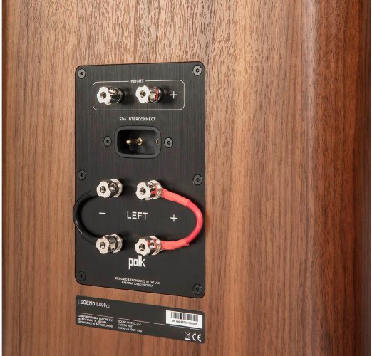 Polk Audio L800 (Brown Walnut) акустические разъёмы