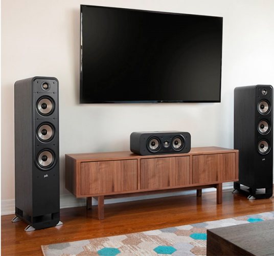 Polk Audio S30e (Washed Black Walnut) в интерьере