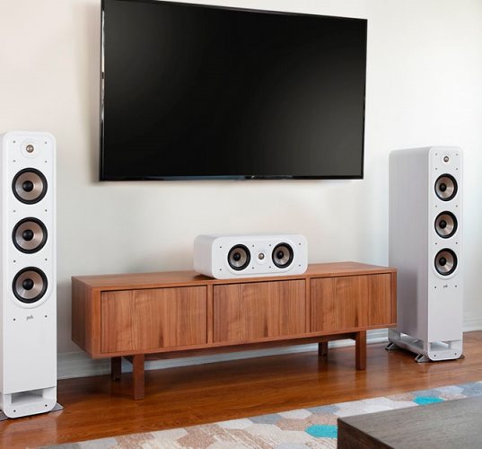 Polk Audio S30e (White Washed Walnut) в интерьере