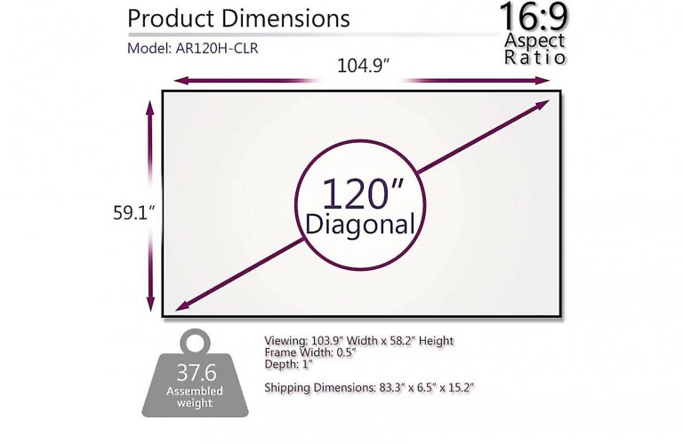 Elite Screen AR120H-CLR характеристики