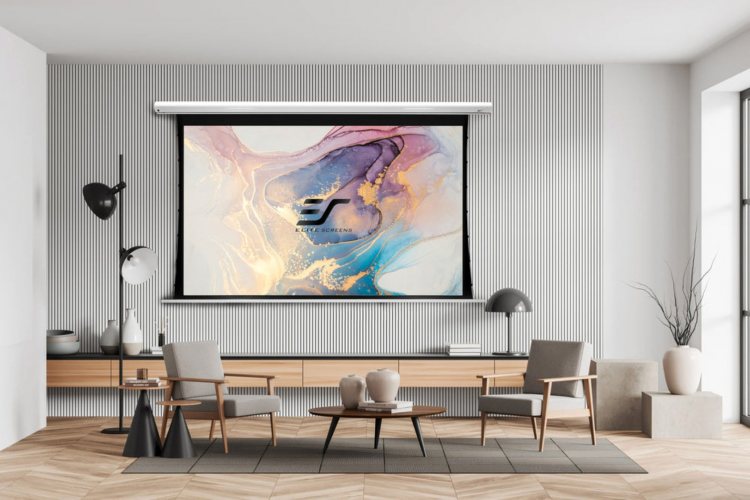 Elite Screens SKT110XHD5-E12 В интерьере