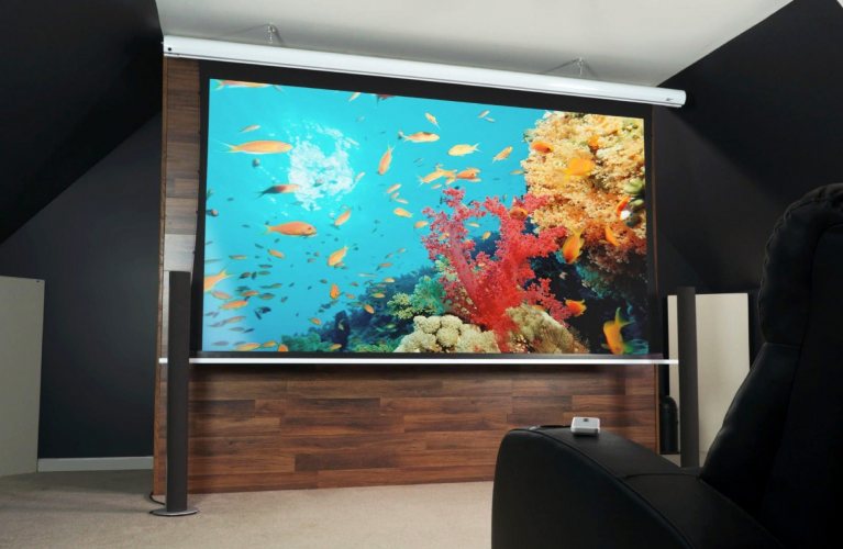 Elite Screens SKT135XHW2-E24 В интерьере