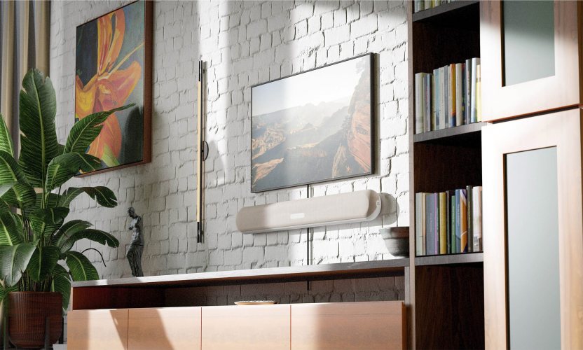 Bluesound PULSE CINEMA MINI Titan На стене