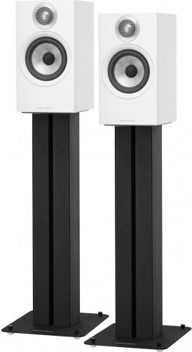 Bowers&Wilkins 607 (Matte White) пара на напольных стойках