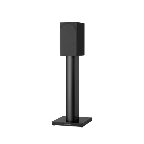 Bowers & Wilkins 707 S3 (Gloss Black) на стойке с решёткой