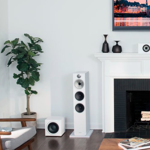 Bowers & Wilkins ASW610XP (Matte White) в интерьере