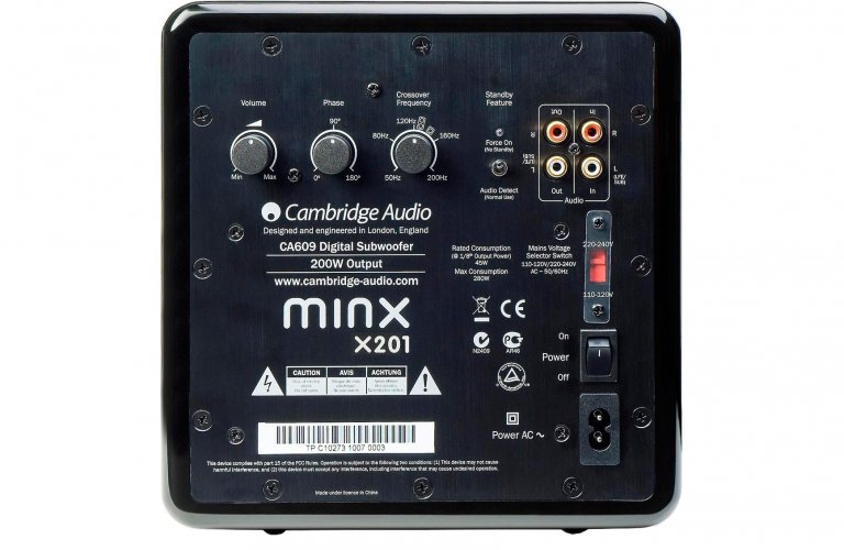 Cambridge Minx X201 (Black) задняя панель