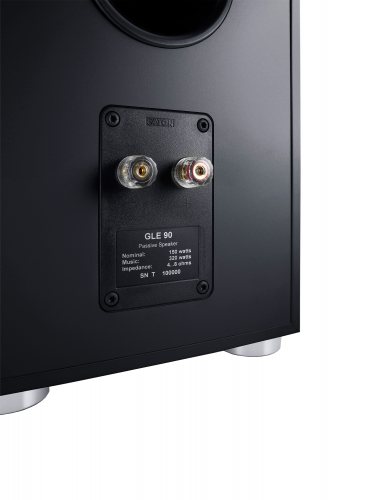 Canton GLE 90 (Black) задняя панель акустические разъёмы