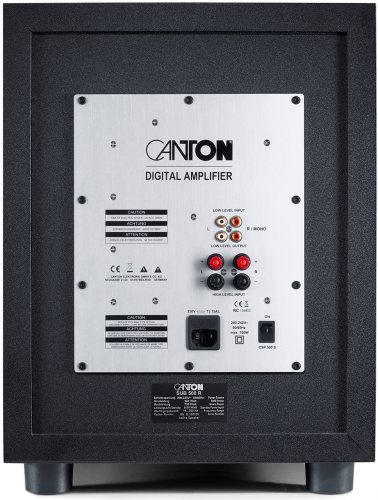 Canton SUB 500 R (Black) задняя панель