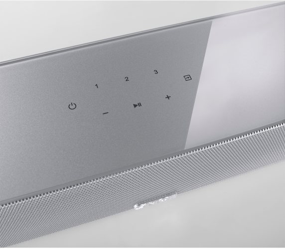 Canton Smart Soundbar 10 (Silver High Gloss Lacquer) верхняя панель