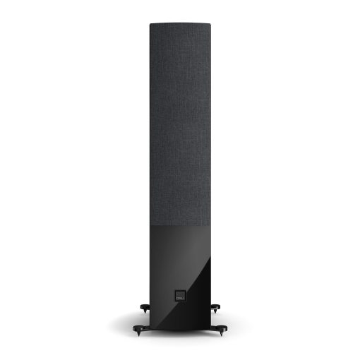Dali RUBIKORE 6 Black High Gloss Laquer Вид спереди с решёткой