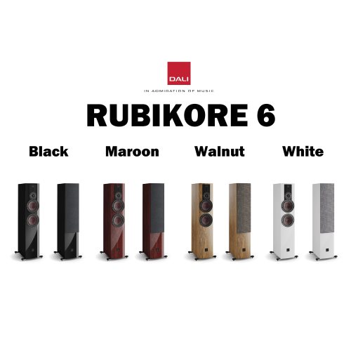 Dali RUBIKORE 6 White High Gloss Laquer Варианты отделки