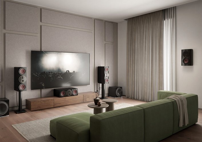 Dali RUBIKORE CINEMA Black High Gloss Laquer В интерьере