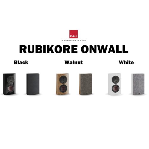Dali RUBIKORE ON-WALL Natural Walnut Варианты отделки