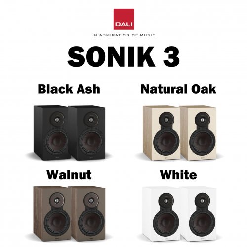 Dali SONIK 3 Black Ash Варианты отделки