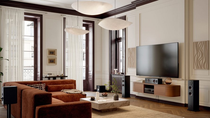 Dali SONIK 5 Black Ash В интерьере
