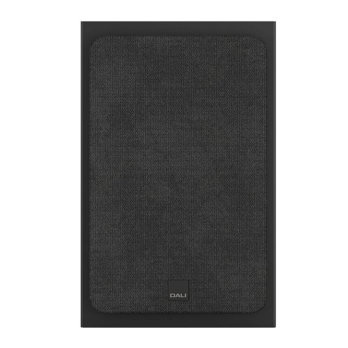 Dali SONIK ON-WALL Black Ash Вид спереди с решёткой