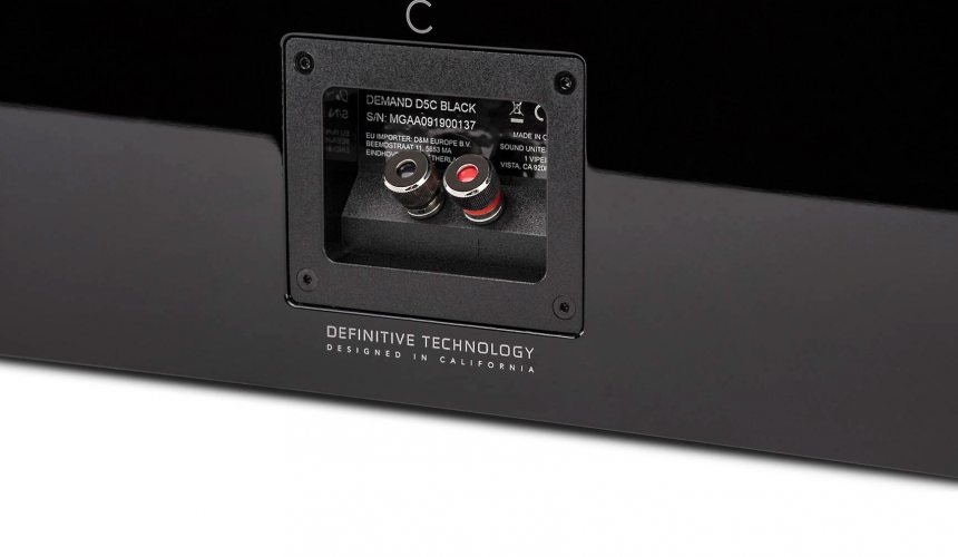 Definitive Technology Demand D5C (Piano Black) задняя панель