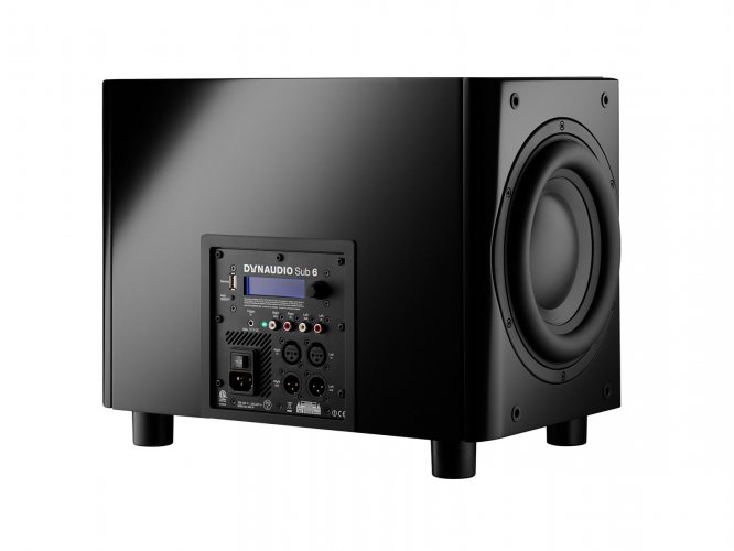 Dynaudio Sub 6 (Black Satin) задняя панель