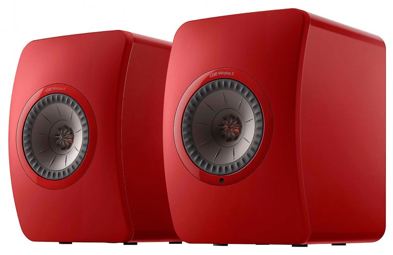 KEF LS50 Wireless II (Crimson Red)