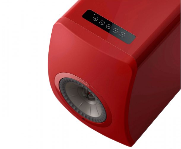 KEF LS50 Wireless II (Crimson Red) верхняя панель