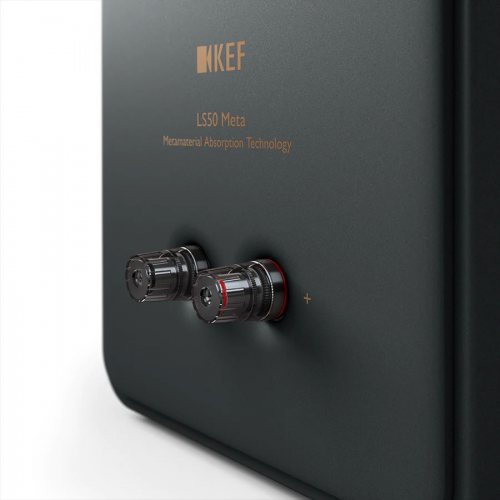 KEF LS50 Meta (Carbon Black) акустические разъёмы